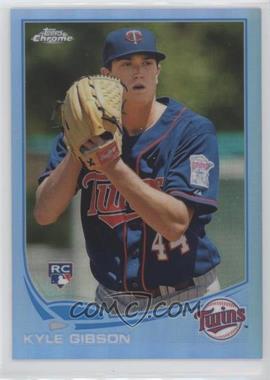 2013 Topps Chrome - [Base] - Blue Refractor #87 - Kyle Gibson /199 [EX to NM]