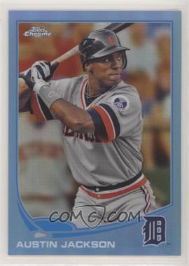 2013 Topps Chrome - [Base] - Blue Refractor #95 - Austin Jackson /199