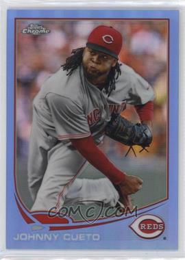 2013 Topps Chrome - [Base] - Blue Refractor #98 - Johnny Cueto /199