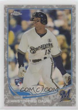 2013 Topps Chrome - [Base] - Camo Refractor #22 - Khris Davis /15