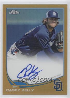 2013 Topps Chrome - [Base] - Gold Refractor Rookie Autographs #105 - Casey Kelly /50