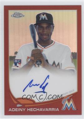 2013 Topps Chrome - [Base] - Red Refractor Rookie Autographs #116 - Adeinis Hechavarria /25