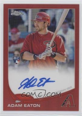 2013 Topps Chrome - [Base] - Red Refractor Rookie Autographs #155 - Adam Eaton /25
