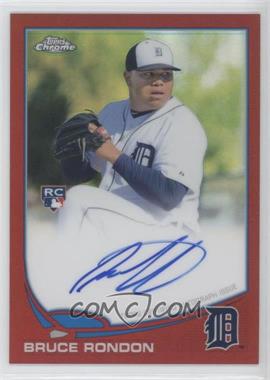 2013 Topps Chrome - [Base] - Red Refractor Rookie Autographs #85 - Bruce Rondon /25