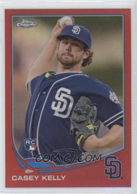 2013 Topps Chrome - [Base] - Red Refractor #105 - Casey Kelly /25