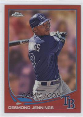 2013 Topps Chrome - [Base] - Red Refractor #203 - Desmond Jennings /25