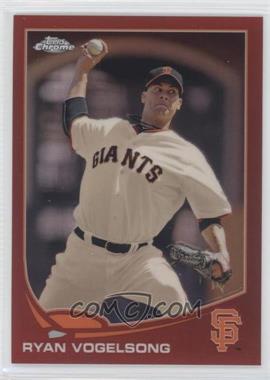 2013 Topps Chrome - [Base] - Red Refractor #67 - Ryan Vogelsong /25