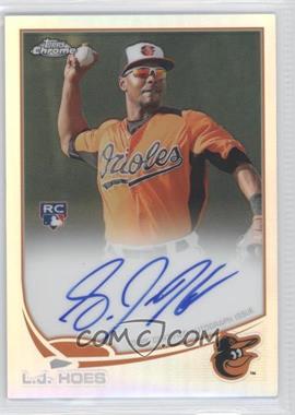 2013 Topps Chrome - [Base] - Refractor Rookie Autographs #154 - L.J. Hoes /499