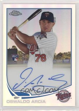 2013 Topps Chrome - [Base] - Refractor Rookie Autographs #186 - Oswaldo Arcia /499 [EX to NM]