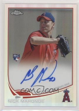 2013 Topps Chrome - [Base] - Refractor Rookie Autographs #24 - Nick Maronde /499