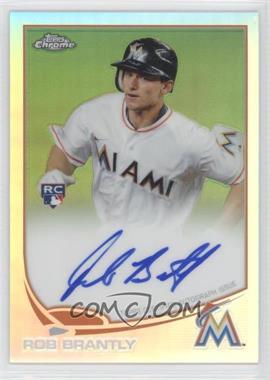 2013 Topps Chrome - [Base] - Refractor Rookie Autographs #27 - Rob Brantly /499