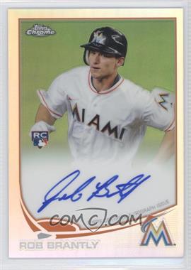 2013 Topps Chrome - [Base] - Refractor Rookie Autographs #27 - Rob Brantly /499