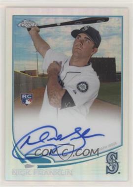 2013 Topps Chrome - [Base] - Refractor Rookie Autographs #NF - Nick Franklin /499