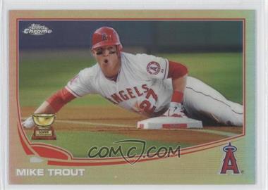 2013 Topps Chrome - [Base] - Refractor #1 - Mike Trout