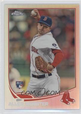 2013 Topps Chrome - [Base] - Refractor #112 - Allen Webster