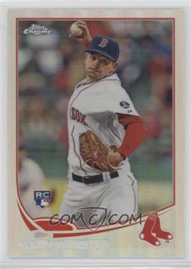 2013 Topps Chrome - [Base] - Refractor #112 - Allen Webster