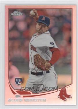 2013 Topps Chrome - [Base] - Refractor #112 - Allen Webster