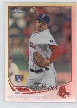 2013 Topps Chrome - [Base] - Refractor #112 - Allen Webster