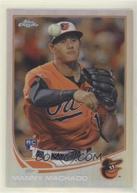 2013 Topps Chrome - [Base] - Refractor #12 - Manny Machado