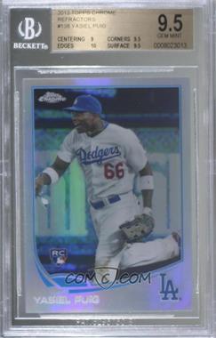 2013 Topps Chrome - [Base] - Refractor #138 - Yasiel Puig [BGS 9.5 GEM MINT]