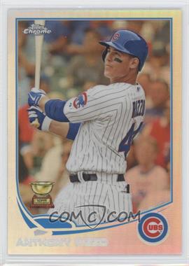 2013 Topps Chrome - [Base] - Refractor #158 - Anthony Rizzo