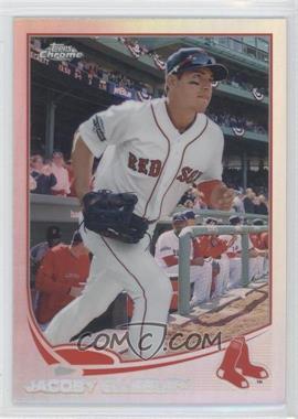 2013 Topps Chrome - [Base] - Refractor #204 - Jacoby Ellsbury