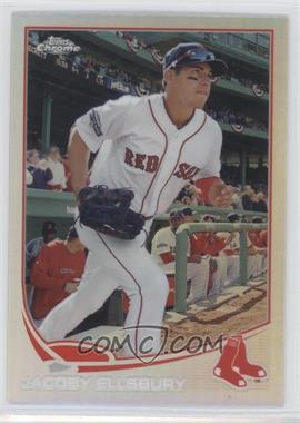 2013 Topps Chrome - [Base] - Refractor #204 - Jacoby Ellsbury