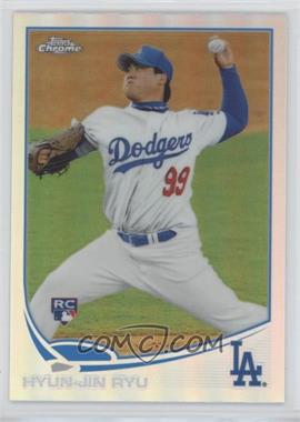 2013 Topps Chrome - [Base] - Refractor #25 - Hyun-jin Ryu