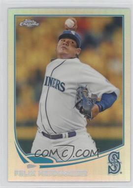 2013 Topps Chrome - [Base] - Refractor #34 - Felix Hernandez