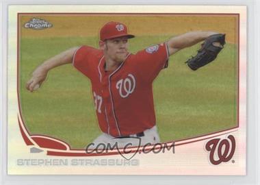 2013 Topps Chrome - [Base] - Refractor #50 - Stephen Strasburg