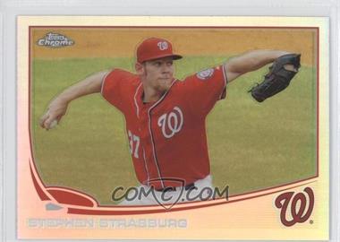 2013 Topps Chrome - [Base] - Refractor #50 - Stephen Strasburg