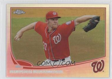 2013 Topps Chrome - [Base] - Refractor #50 - Stephen Strasburg