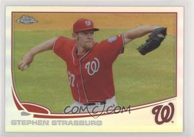 2013 Topps Chrome - [Base] - Refractor #50 - Stephen Strasburg