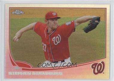 2013 Topps Chrome - [Base] - Refractor #50 - Stephen Strasburg