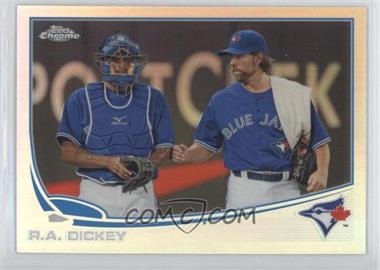 2013 Topps Chrome - [Base] - Refractor #62 - R.A. Dickey