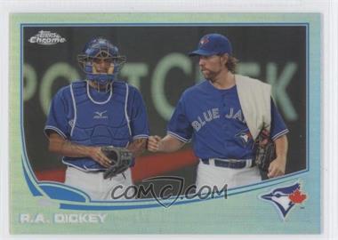 2013 Topps Chrome - [Base] - Refractor #62 - R.A. Dickey