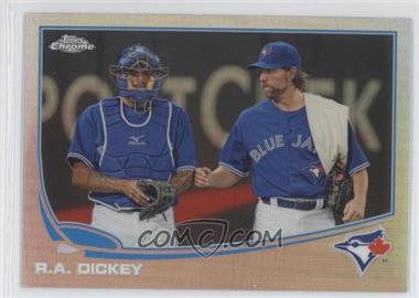 2013 Topps Chrome - [Base] - Refractor #62 - R.A. Dickey