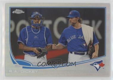 2013 Topps Chrome - [Base] - Refractor #62 - R.A. Dickey