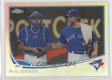 2013 Topps Chrome - [Base] - Refractor #62 - R.A. Dickey