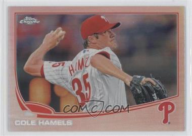 2013 Topps Chrome - [Base] - Refractor #76 - Cole Hamels