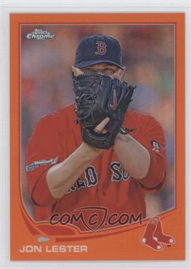 2013 Topps Chrome - [Base] - Retail Orange Refractor #111 - Jon Lester