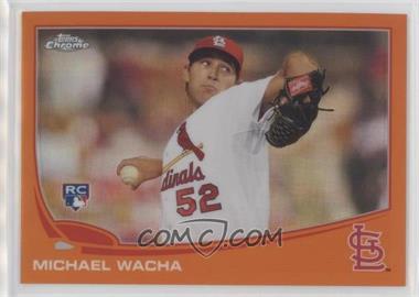 2013 Topps Chrome - [Base] - Retail Orange Refractor #119 - Michael Wacha