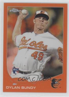 2013 Topps Chrome - [Base] - Retail Orange Refractor #125 - Dylan Bundy