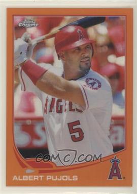 2013 Topps Chrome - [Base] - Retail Orange Refractor #136 - Albert Pujols