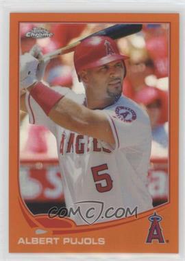 2013 Topps Chrome - [Base] - Retail Orange Refractor #136 - Albert Pujols