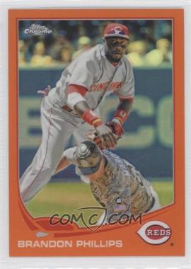 2013 Topps Chrome - [Base] - Retail Orange Refractor #167 - Brandon Phillips