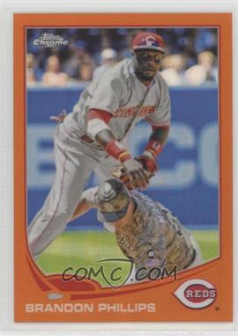 2013 Topps Chrome - [Base] - Retail Orange Refractor #167 - Brandon Phillips