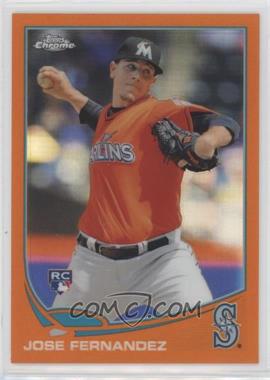 2013 Topps Chrome - [Base] - Retail Orange Refractor #32 - Jose Fernandez