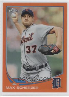 2013 Topps Chrome - [Base] - Retail Orange Refractor #40 - Max Scherzer