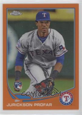 2013 Topps Chrome - [Base] - Retail Orange Refractor #57 - Jurickson Profar